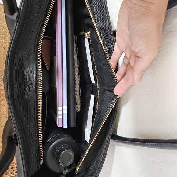 Dagne Dover Signature tote Onyx - Picture 6 of 11